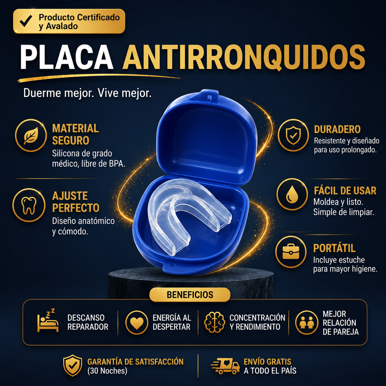 Placa Anti Ronquido