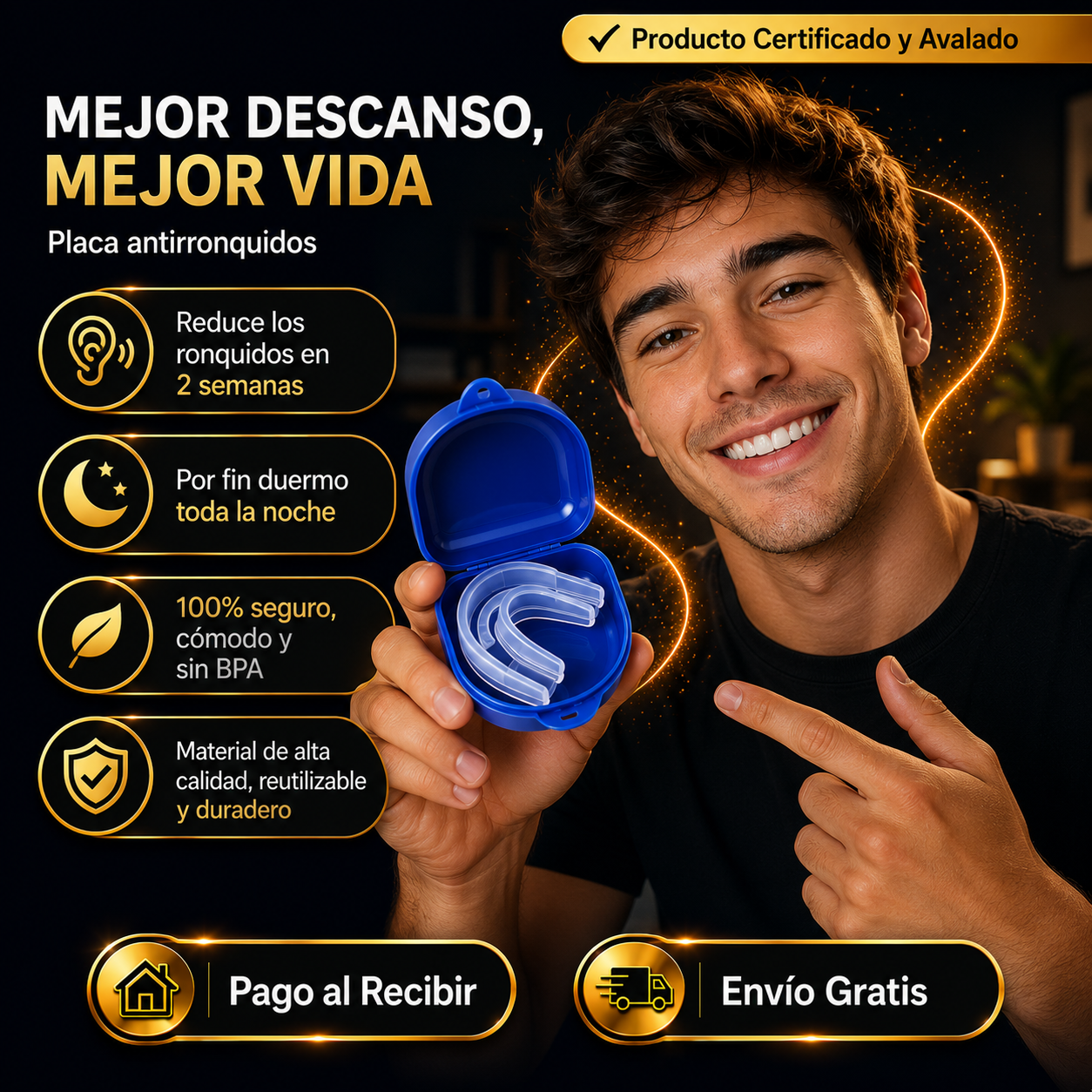 Placa Anti Ronquido